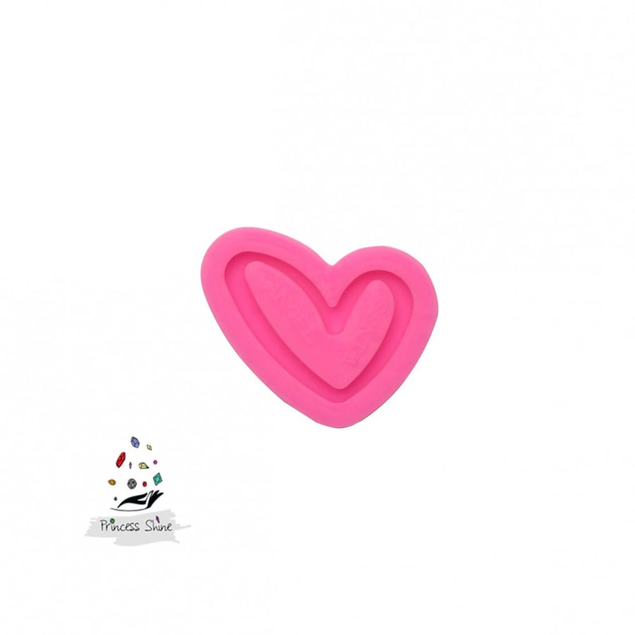 119 - قالب سيلكون شكل قلب