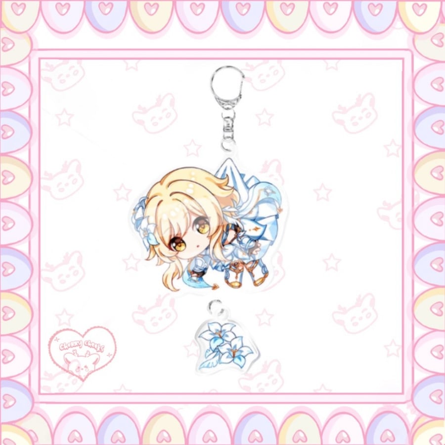 keychain genshin impact \ lumine