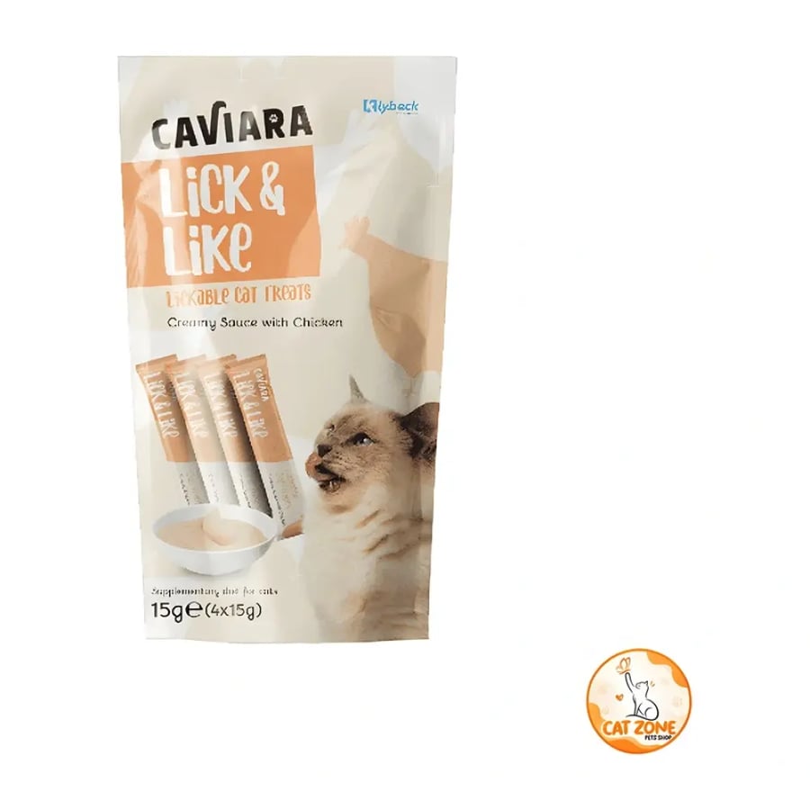 مكافآت قطط Caviara عبوة 4 × 15 جم