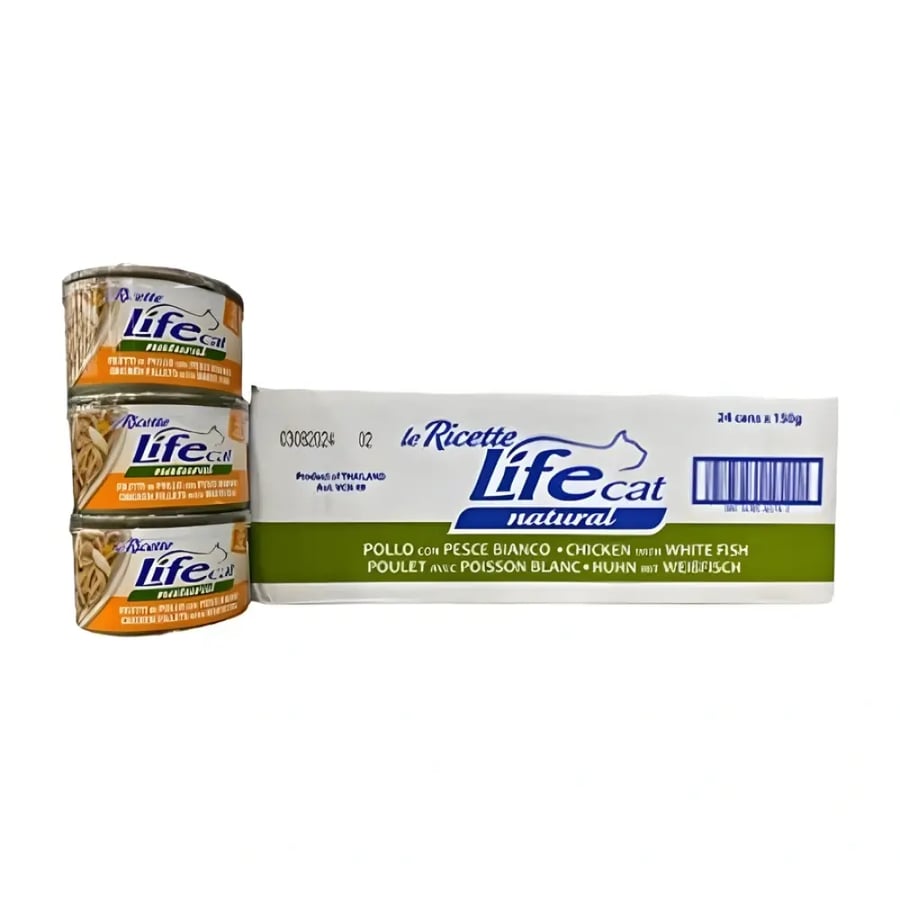 طعام قطط رطب Life Cat علبة 150جم