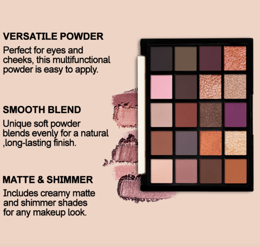 Character Shadow Gallery 20 Colors Eyeshadow Palette SGE001