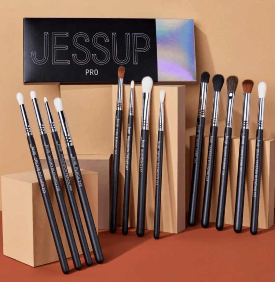 Professional blending brush set from Geesop 13 pieces T338