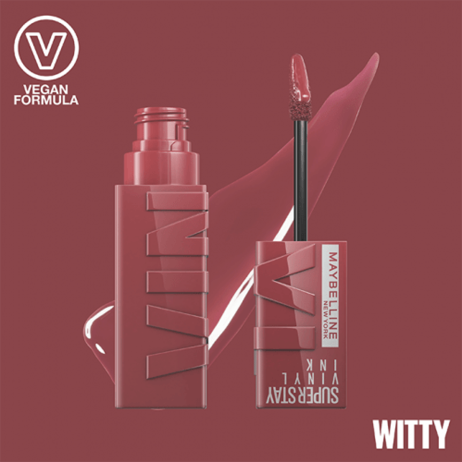 Super Stay Vinyl Lipstick Ink from Maybelline 40 WITTY