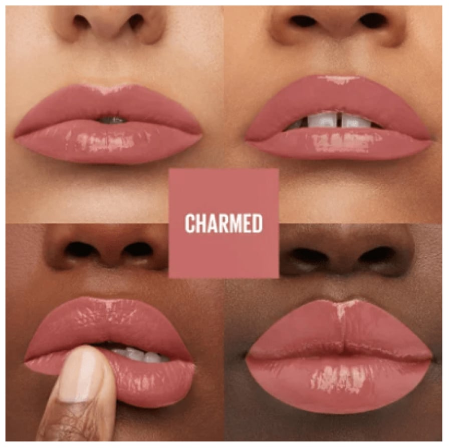 احمر شفاه سوبر ستاي فينيل اينك من ميبلين 100 CHARMED تشارميد