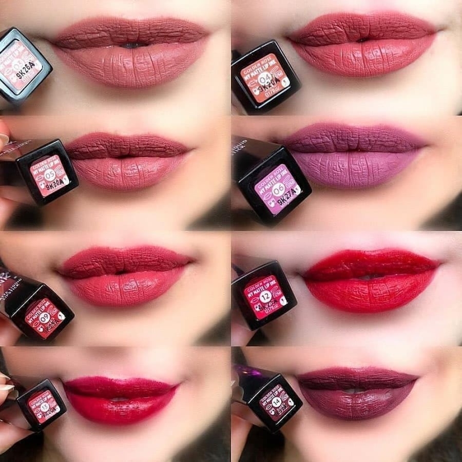Liquid lipstick May Matte Lip Ink from Golden Rose - 12