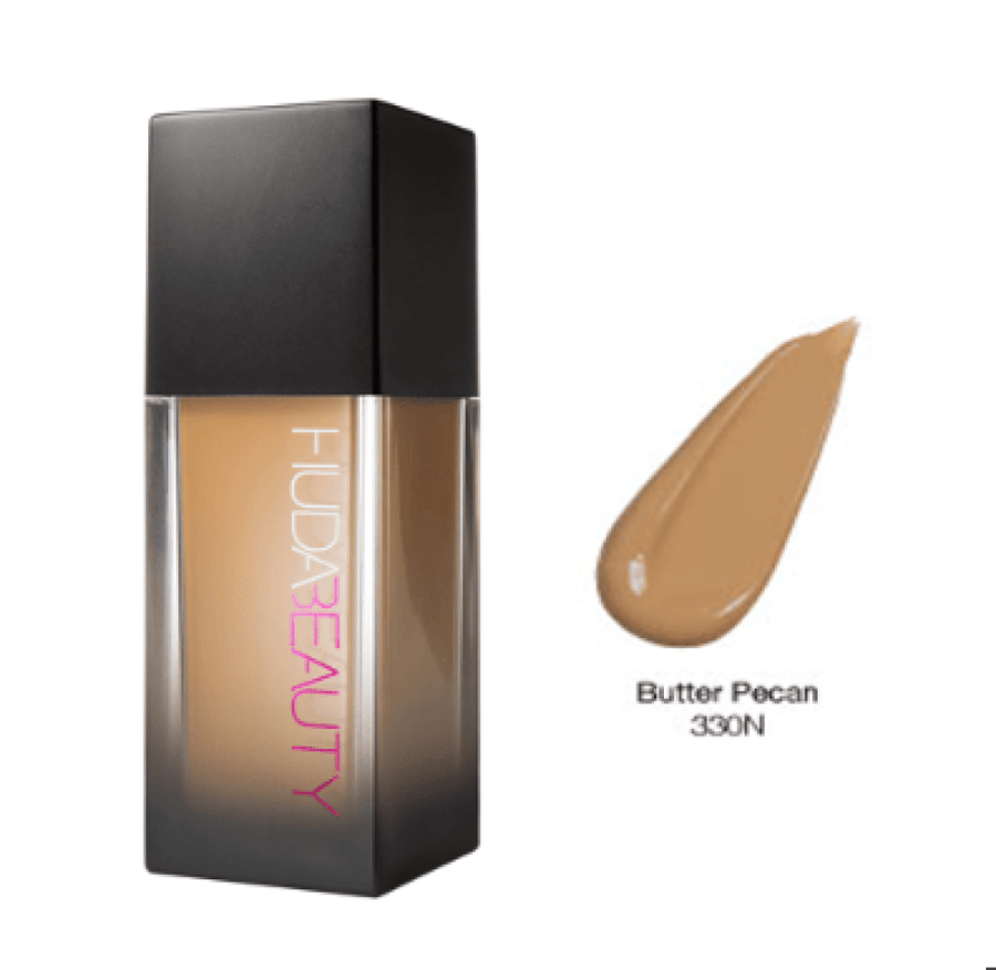 Liquid foundation with luminous matte filter from Huda Beauty, Peach Beige 330N