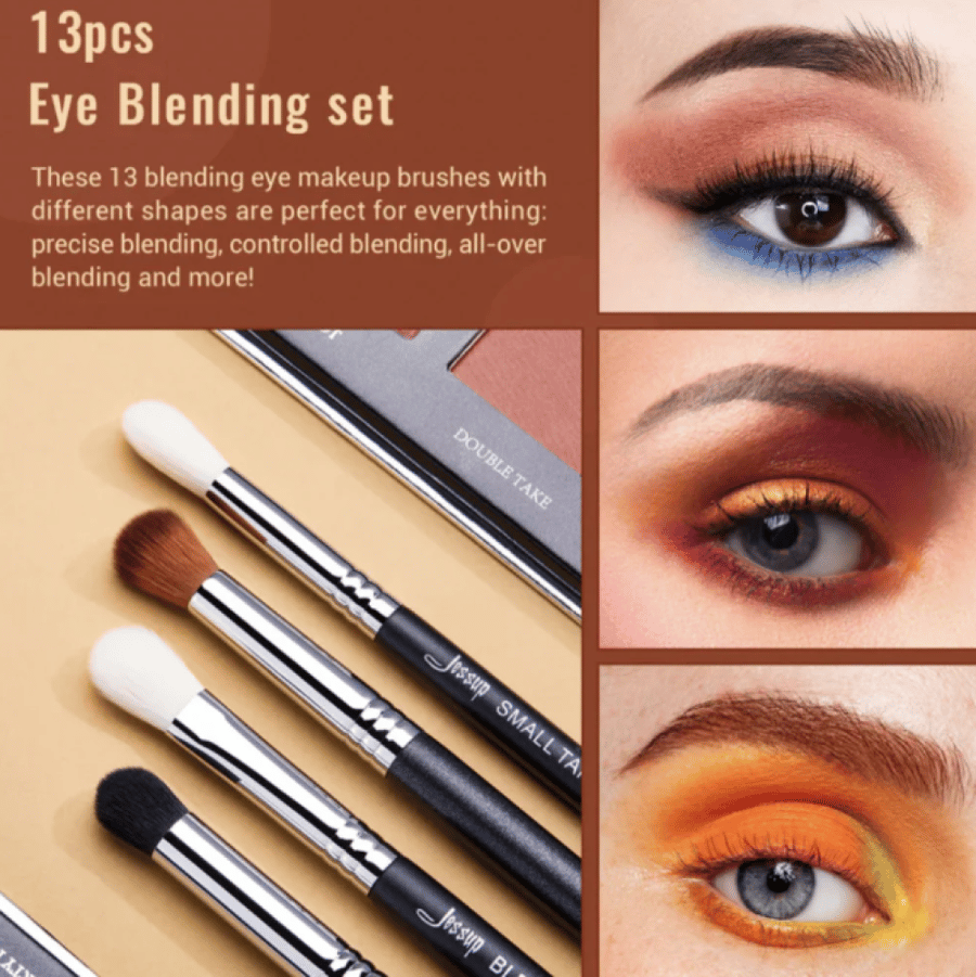 Professional blending brush set from Geesop 13 pieces T338