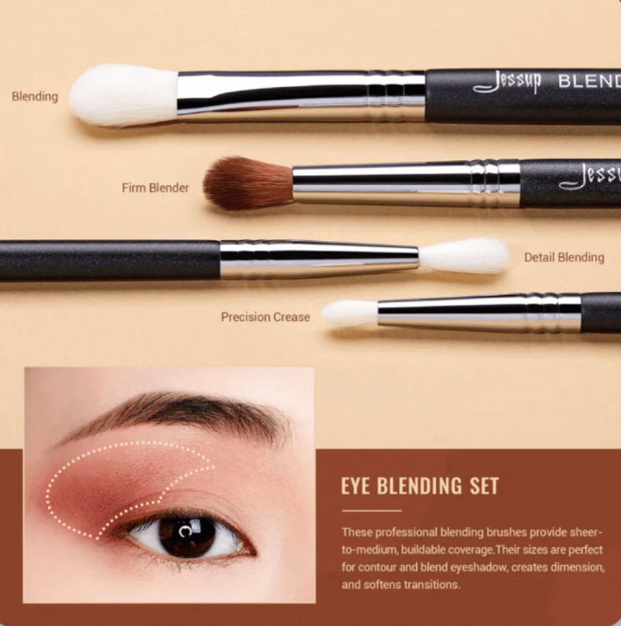 Professional blending brush set from Geesop 13 pieces T338