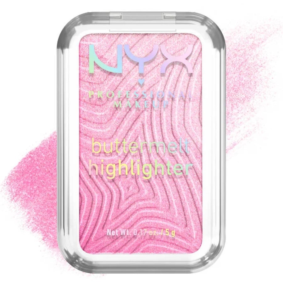Highlighter Butter Melt with a soft formula and natural glow from NYX 15 U Butta Werk