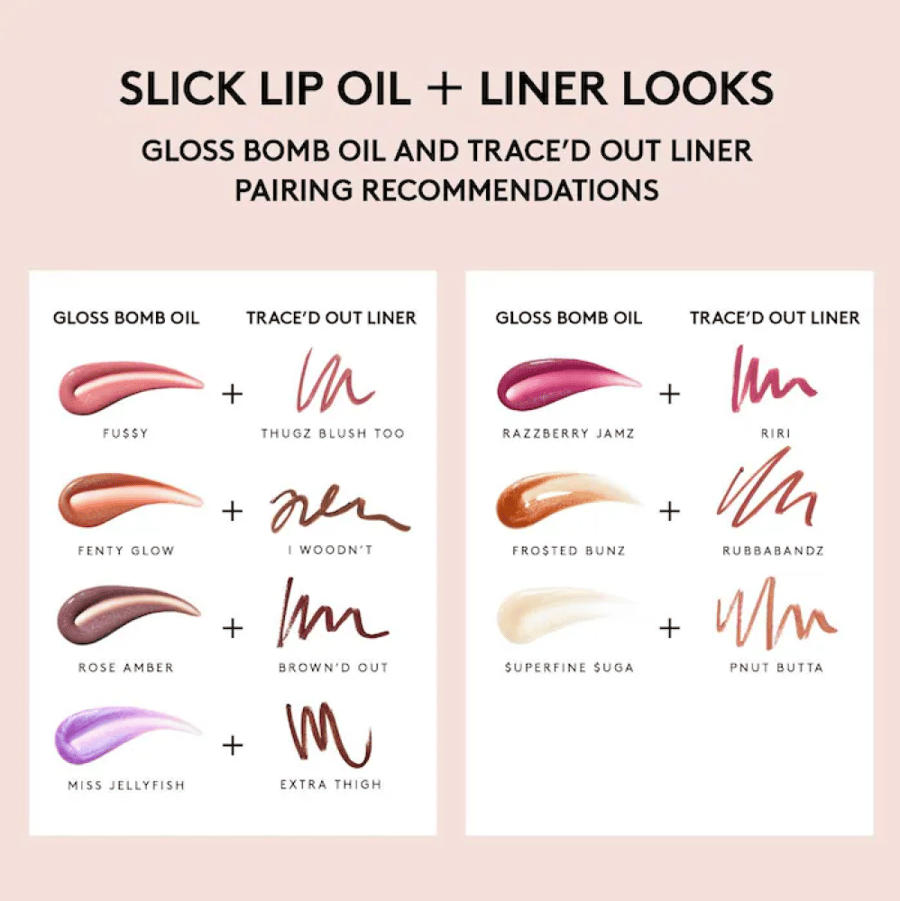 Lip Oil Fancy Beauty the shiny from glass bomb Rose Amber 03