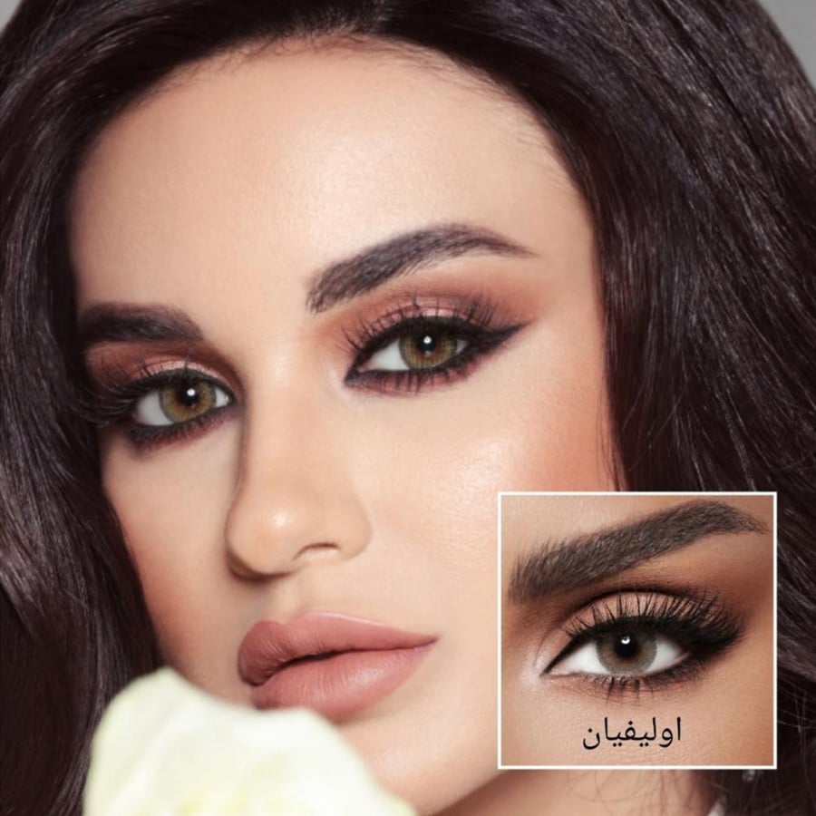 عدسات ديفا اللاصقة تجميلية ذو تصميم وألوان من وحي الطبيعة - أوليفيان Olivian