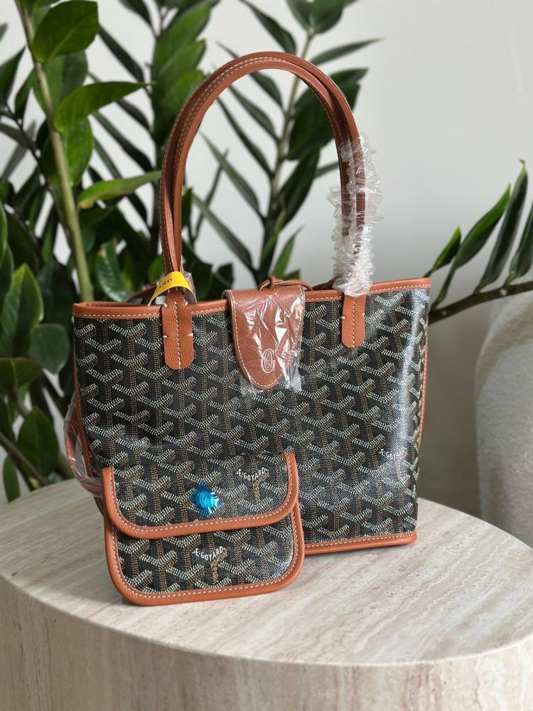 G MINI Tote – black tan