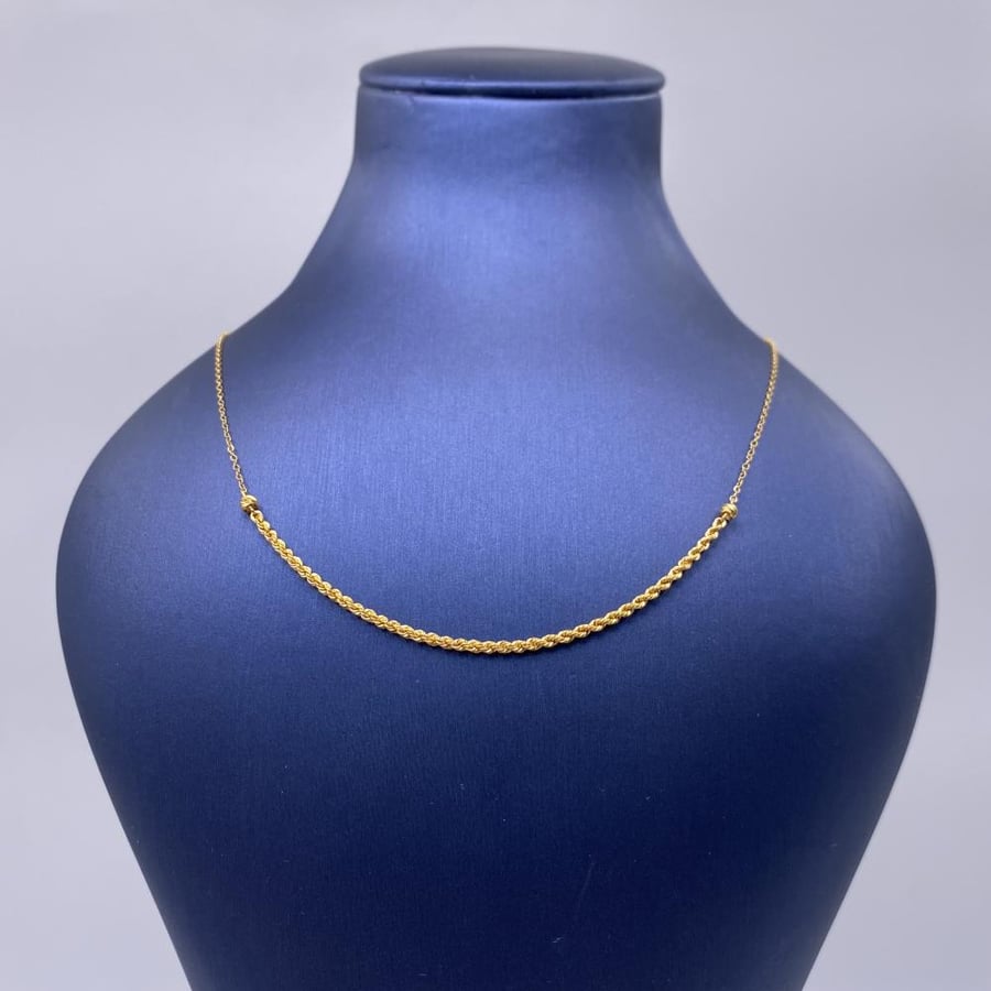 gold necklace