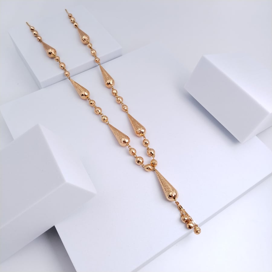 gold necklace