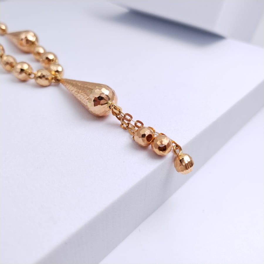 gold necklace