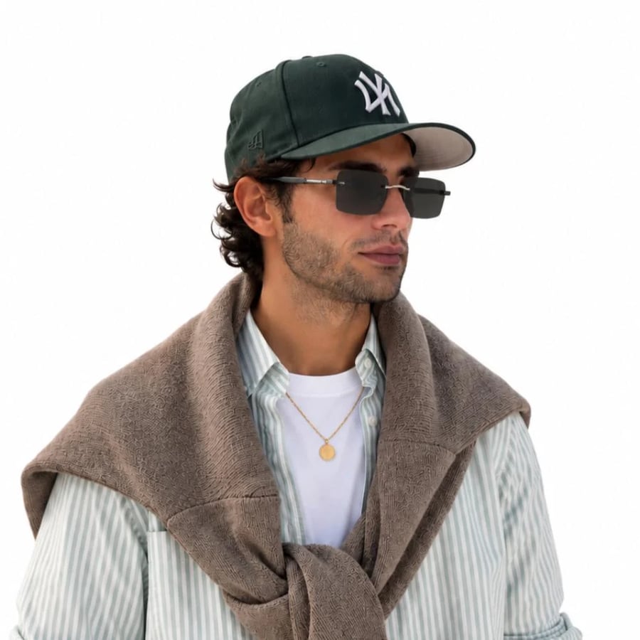 Lacoste Dark Green Rimless