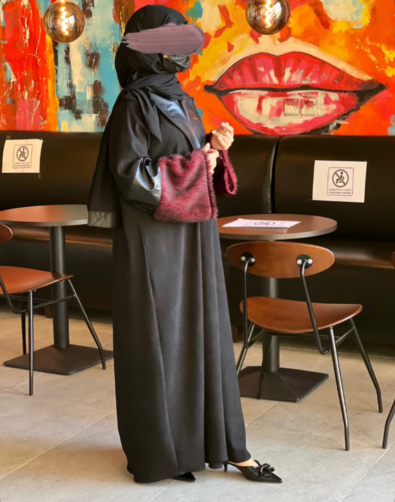 عباية شامواه وجلد وفرو