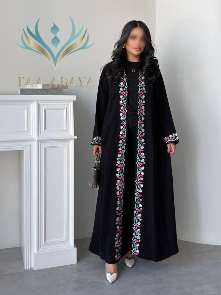 عباية كريب سبيشل ، تطريز يدوي القصة استريت