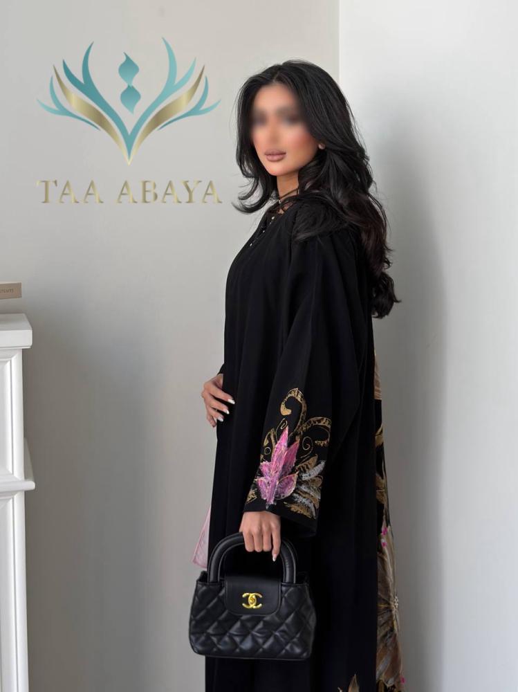 عباية كريب سبيشل رسم وشك يدوي، القصة استريت