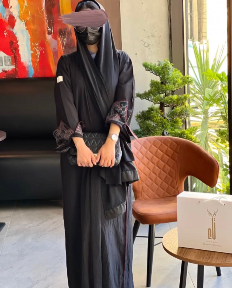 عباية كريب بحريني صيفي بأطراف سدو