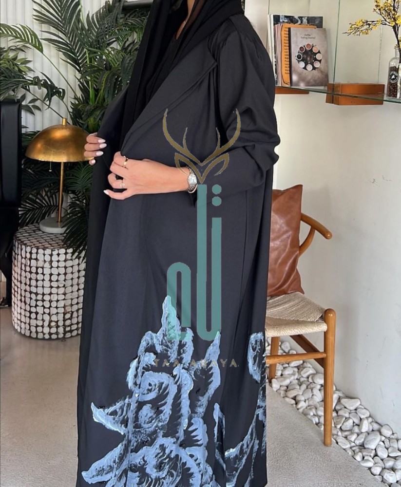 عباية سيراميك مع رسم وخرز