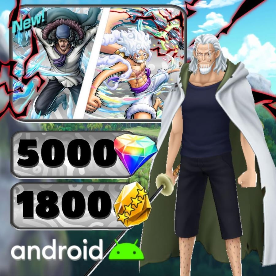 للاندرويد لوفي الرنر اوكيجي 5000 جوهره و 1800 حجر