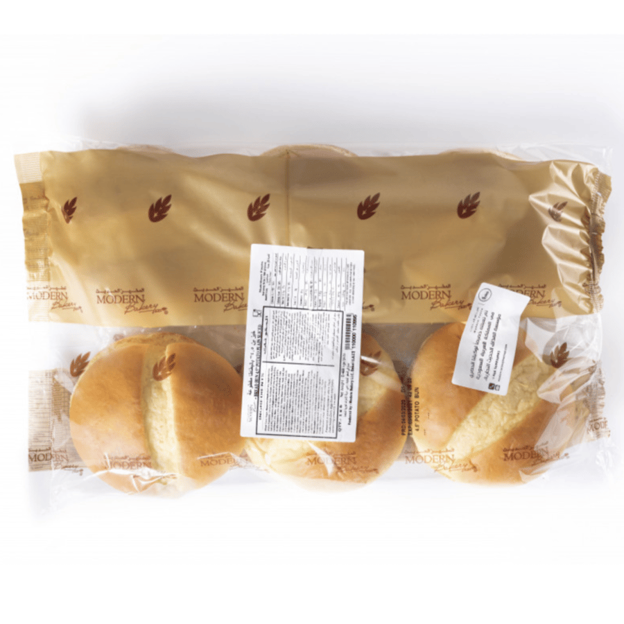Burger Bun Potato Plain Slice 4.5"