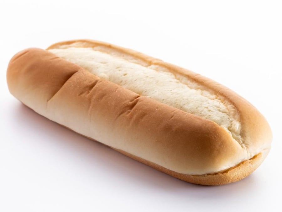 خبز هوت دوج أبيض سادة 10