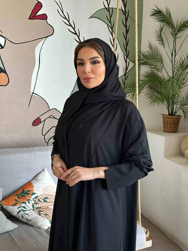 عباية دوامات-عبايات جامعات-تابي-تمارا