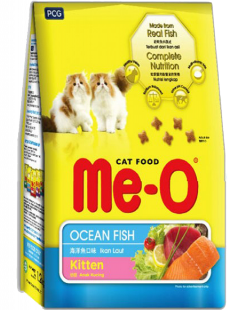 مي أو - طعام جاف للقطط الصغيرة نكهة سمك المحيط Me-O Kitten Food Ocean Fish