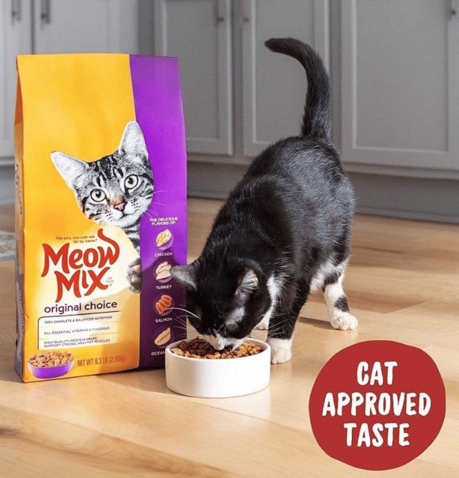 Meow Mix Original Choice Dry Cat Food مياو مكس طعام جاف للقطط النكهة الاصلية - احجام متعددة