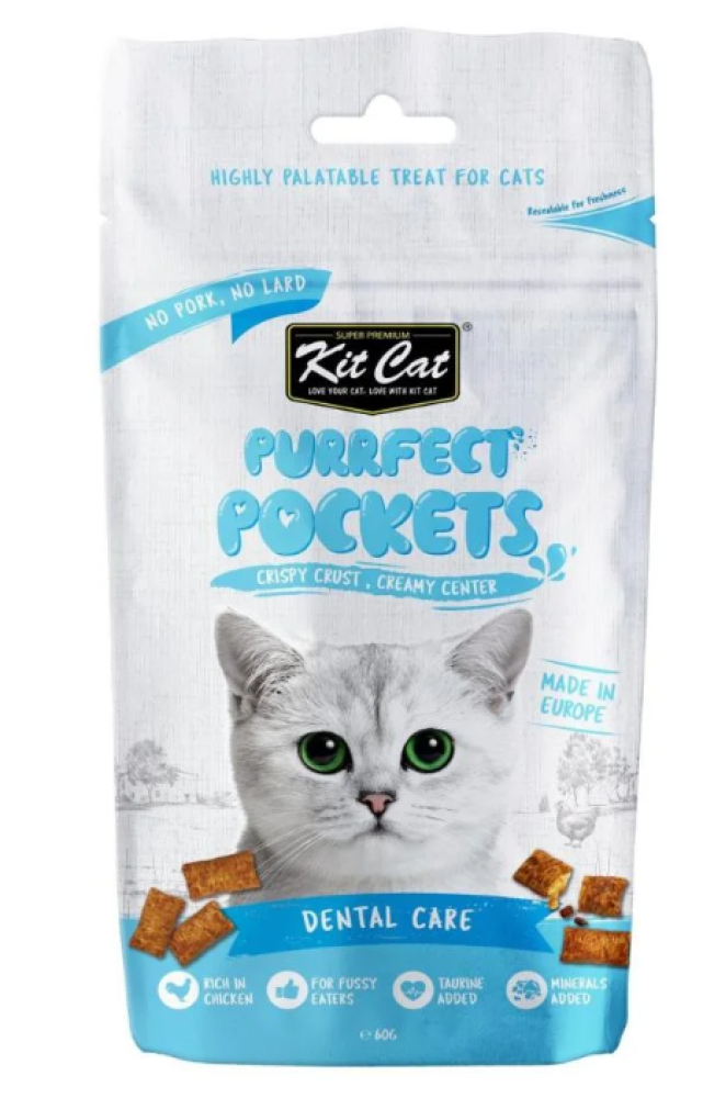 كت كات بيرفكت عبوة مكافآت قطط للقطط البالغة - نكهات متنوعة Kit Cat