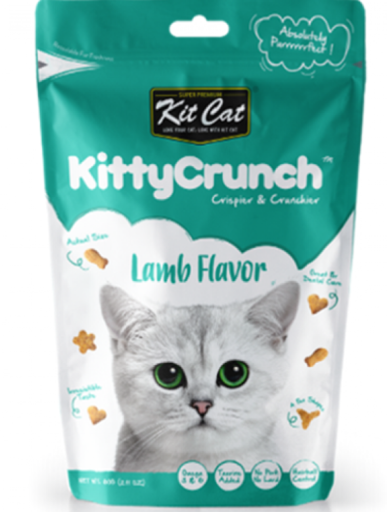 مكافآت كت كات كيتي كرنش نكهة لحم الضأن Kit Cat Kitty Crunch Lamb Flavor