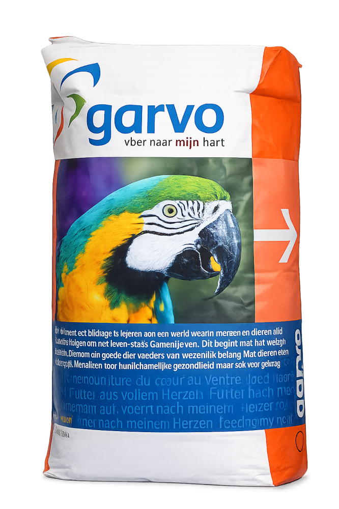 جارفو خلطة غذاء للببغاوات الكبيرة والمكاو Garvo Food Mix for Large P
