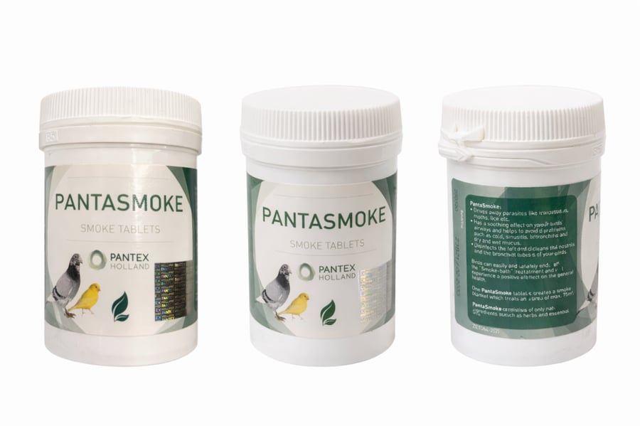 أقراص بانتاسموق لتنقية هواء الطيور Pantasmoke Smoke Tablets