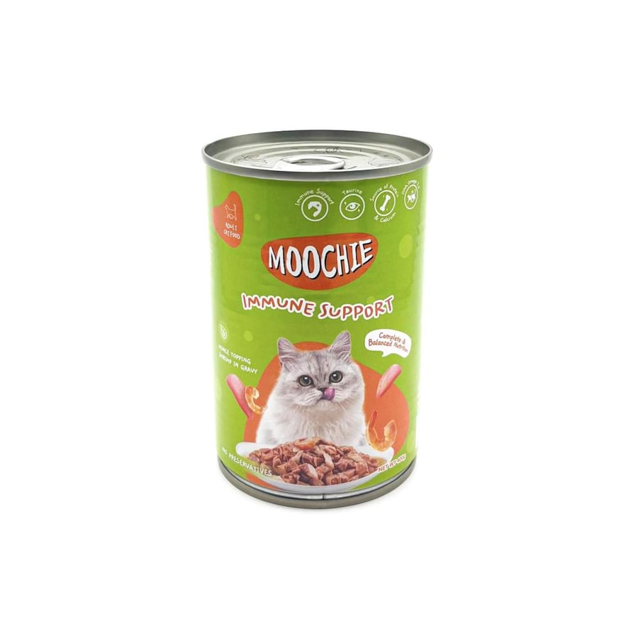 توبينج روبيان موتشي MOOCHIE TOPPING SHRIMP IN GARAVY اكل قطط صحي طبيعي