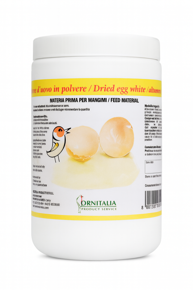 powder egg white بروتين مجفف بياض البيض للطيور باتية ببغاء  مكملات