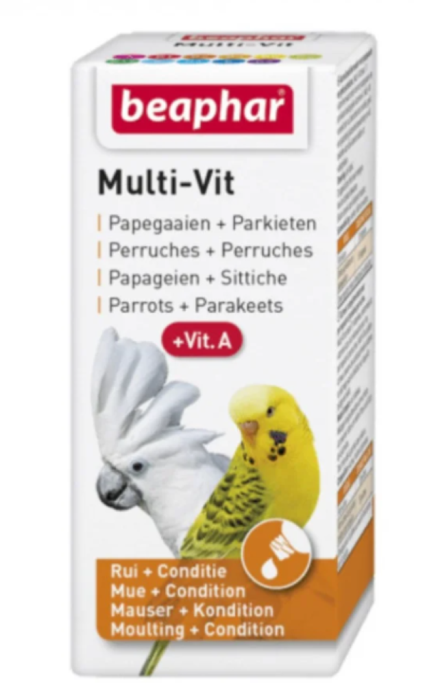 بيفار فيتامينات طيور لمنع نتف الريش Beaphar Multi-Vit for Parrots