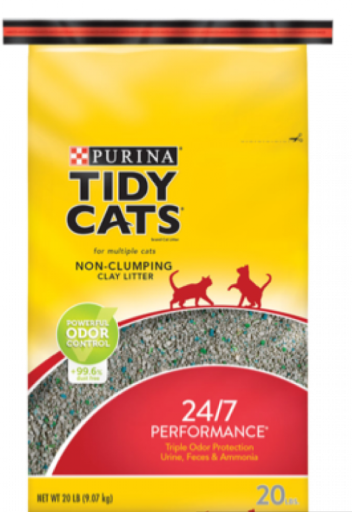 بيورينا تيدي كات رمل لجميع أنواع القطط غير متكتل Tidy Cats 24/7 Performance Non-Clumping Cat Litter