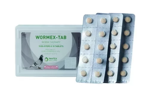 Wormex-Tab- ورمكس تاب  – الحل السريع للتخلص من ديدان الحمام