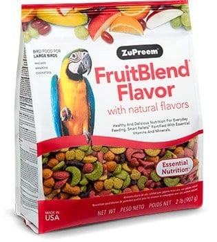 زوبريم فورت بلند يومي بالفواكه لطيور الكبيره ZuPreem FruitBlend Flav