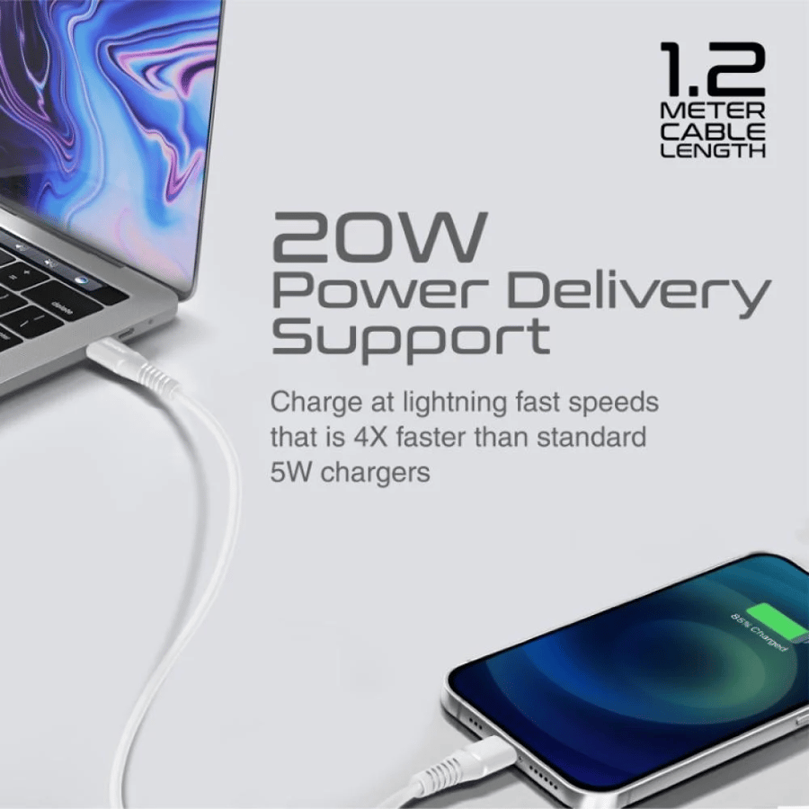 كابل USB-C إلى لايتينينغ معتمد من ابل