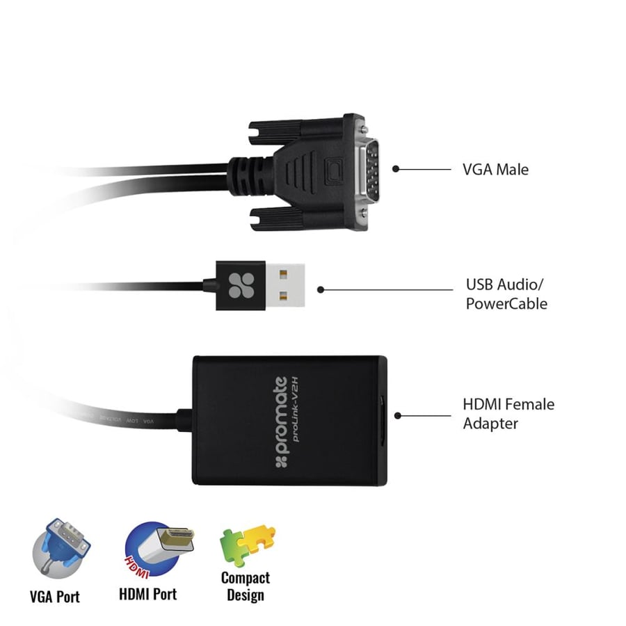 محول عرض VGA إلى HDMI