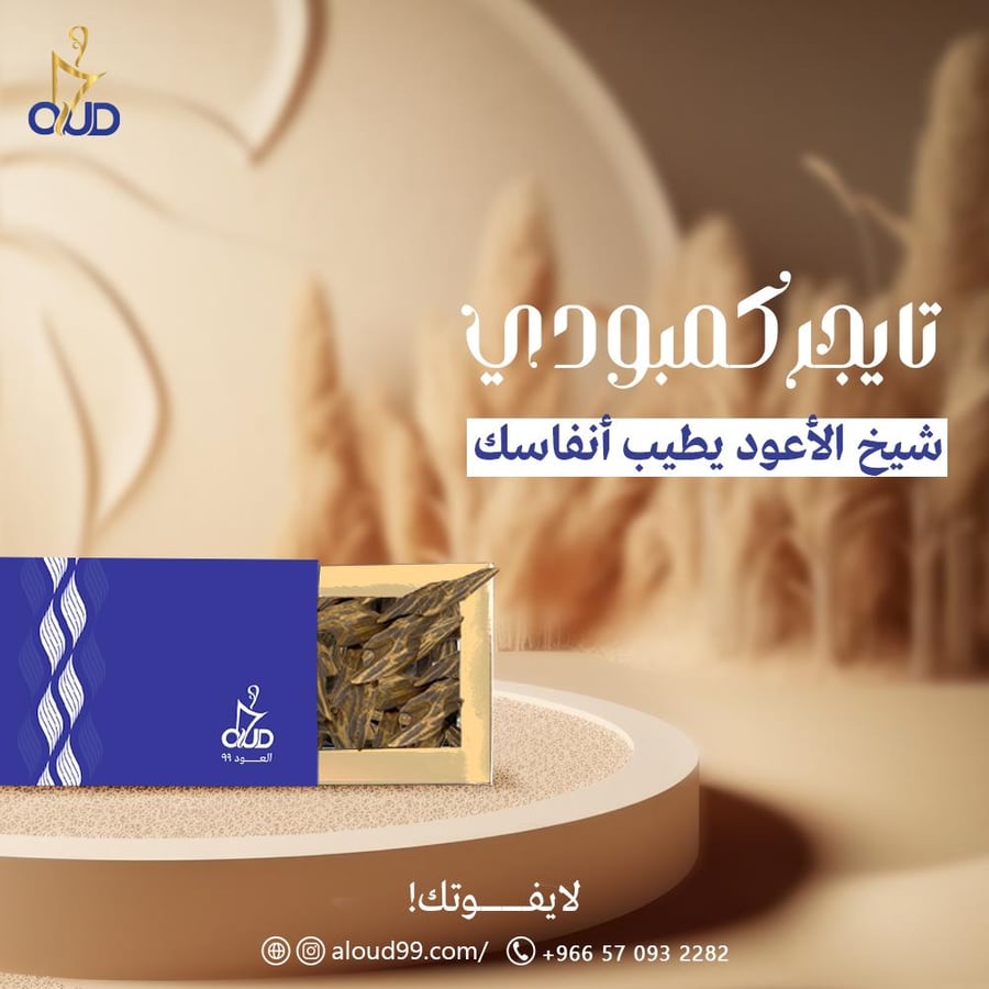عود تايقر كمبودي من العود ٩٩