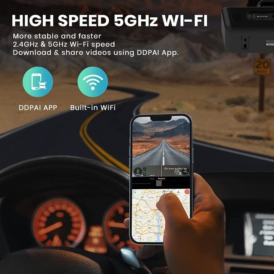 داش كام DDPAI X5pro 4k مع الموديم 4G