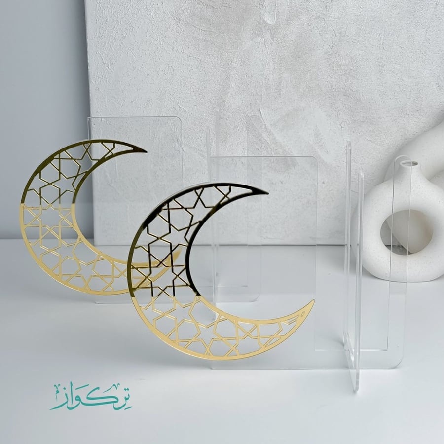 2 قطعة قاعدة  فناجيل | ذهبي