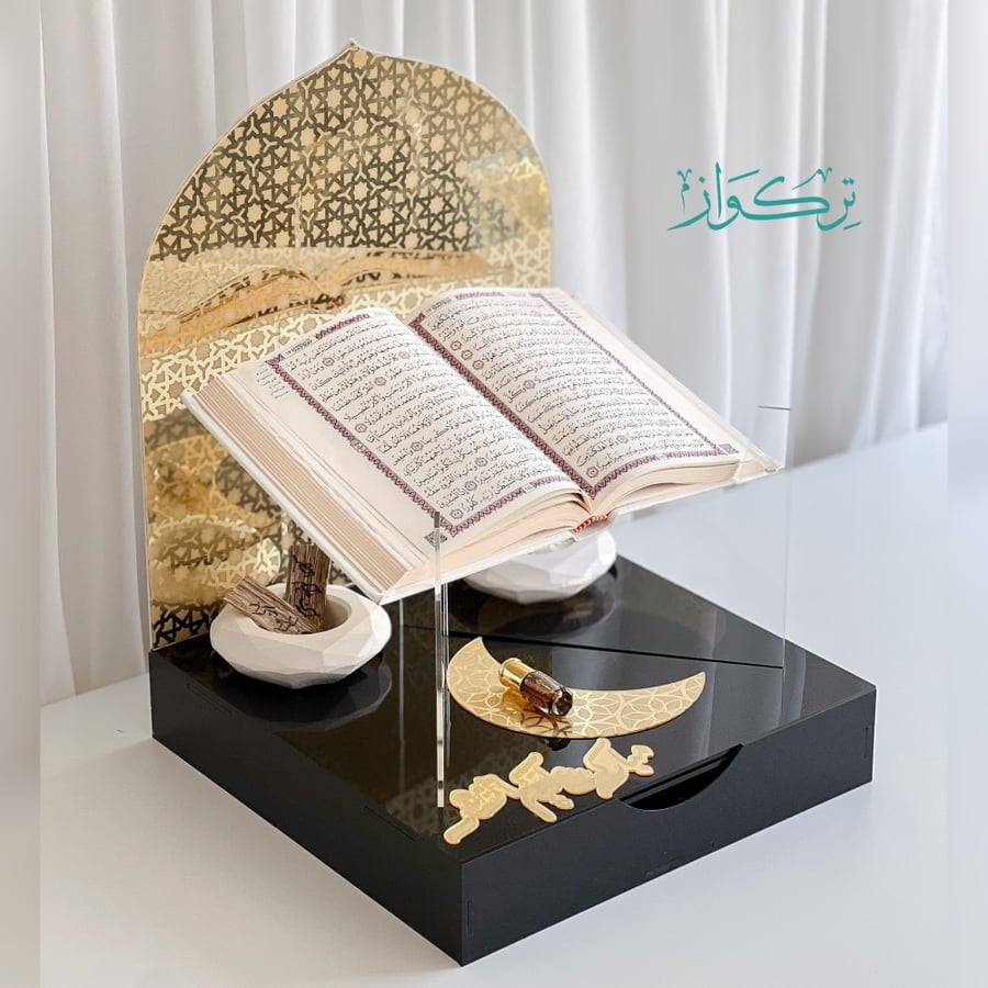 مجموعة زخارف - 10 قطع - ذهبي
