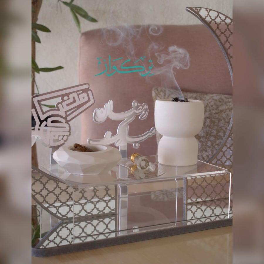 مجموعة هلال الفخامة - 8 قطع /silver