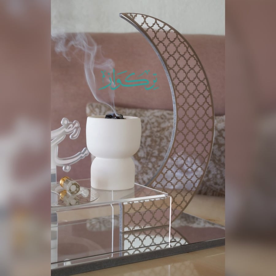 مجموعة هلال الفخامة - 8 قطع /silver