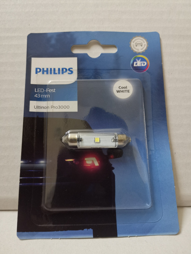 أنوار LED philips مقاس C5w متوفر 30mm-38mm-43mm